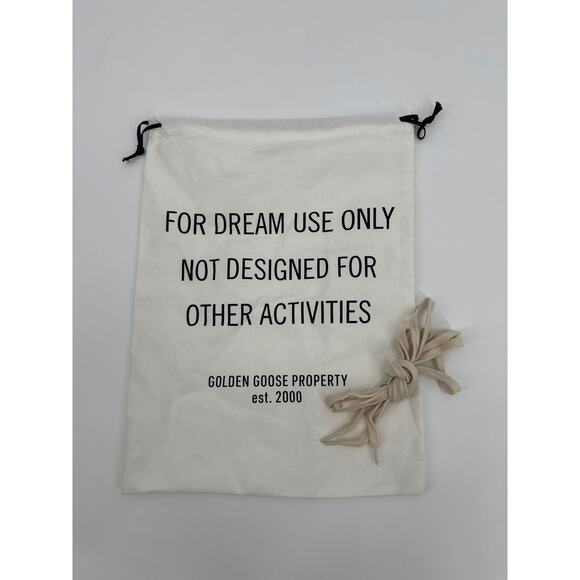Golden Goose Drawstring Dust Bag for Shoes.  Shoelaces included - Picture 1 of 3